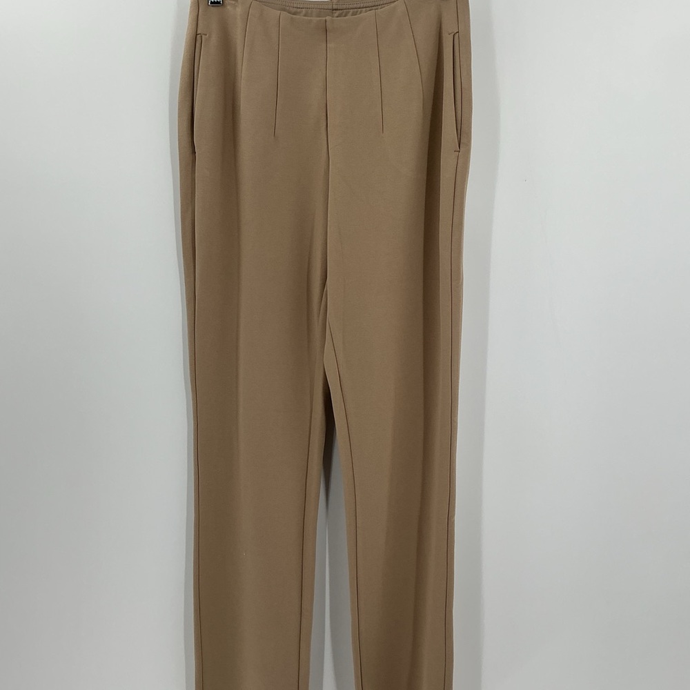 Belle by Kim Gravel Ponte Hollywood Waist Full Length Pants - Picture 5 of 12